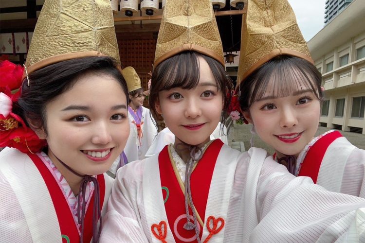 今宮戎神社の“福娘”たち（公式SNSより）