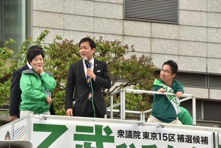 2024年の東京15区補選では、小池都知事とともに乙武洋匡候補を全面的に支援した（2024年4月撮影：小川裕夫）
