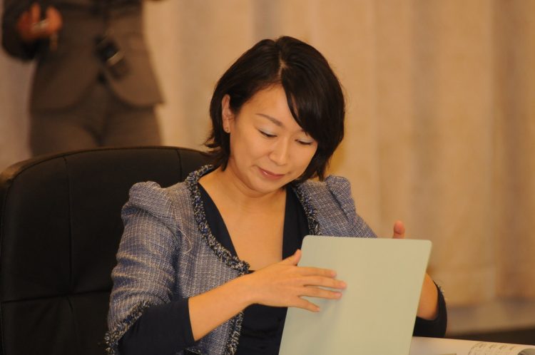 民進党時代には政調会長に抜擢された山尾（菅野）志桜里氏も事業仕分けで活躍（2010年11月撮影：小川裕夫）
