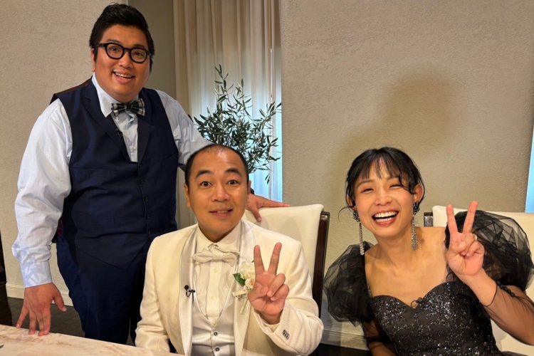 2023年にお笑いコンビ『ゆめまなこ』のまるゆかさんと結婚(まるゆかさんのXより)