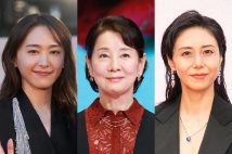 ぐんぐん上昇する女優たちのCMギャラ(左から新垣結衣、吉永小百合、松嶋菜々子/時事通信フォト)