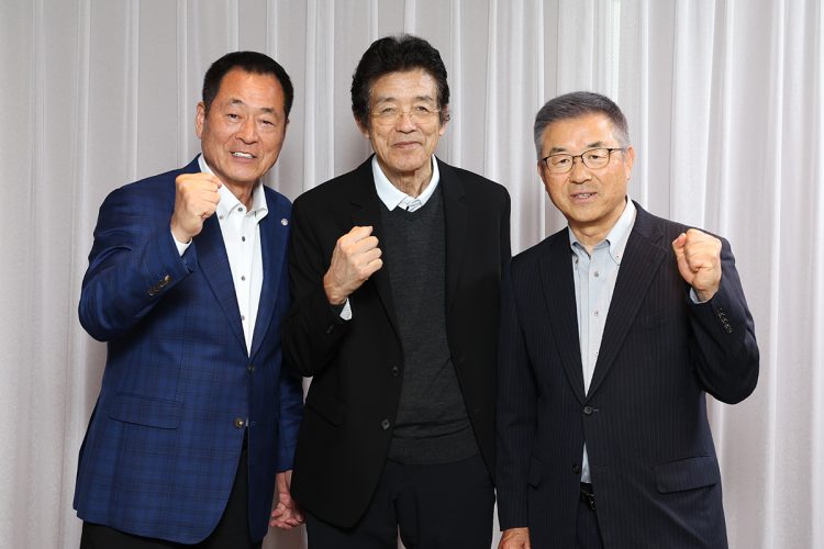 名物企画ENT座談会を開催（左から中畑清氏、江本孟紀氏、達川光男氏／撮影＝山崎力夫）