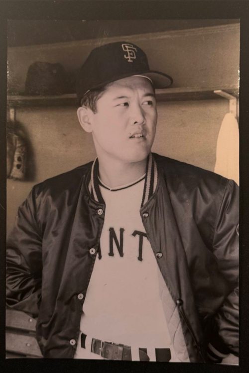 ジャイアンツ時代の村上氏。メジャーで2年間プレーした(増田氏提供)