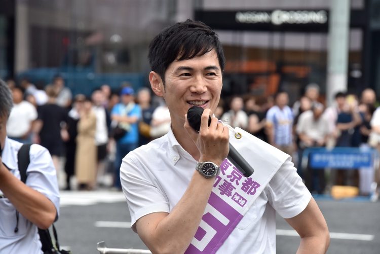 都知事選で予想外の大健闘をし、石丸伸二候補は全国から注目を浴びた（2024年6月撮影：小川裕夫）
