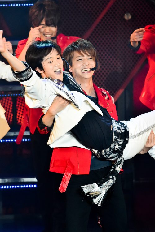 ちょうど10年前の'15年5月、『ジャニーズ銀座2015』の舞台で林翔太くんをお姫様抱っこしていました