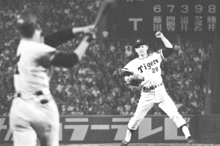 1968年【江夏豊 シーズン401奪三振の日本記録樹立】プロ2年目で25勝。401奪三振のシーズン記録は塗り替えられていない。巨人・王貞治との対戦はファンの記憶に残った