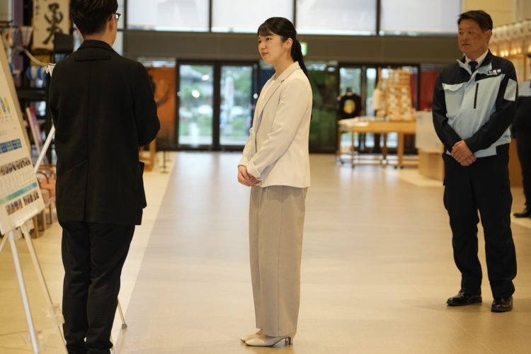 愛子さまにとって初めての被災地ご訪問(2025年5月18日、撮影/JMPA)