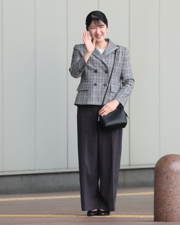 2日目は志賀町を訪問された(2025年5月19日、撮影/JMPA)