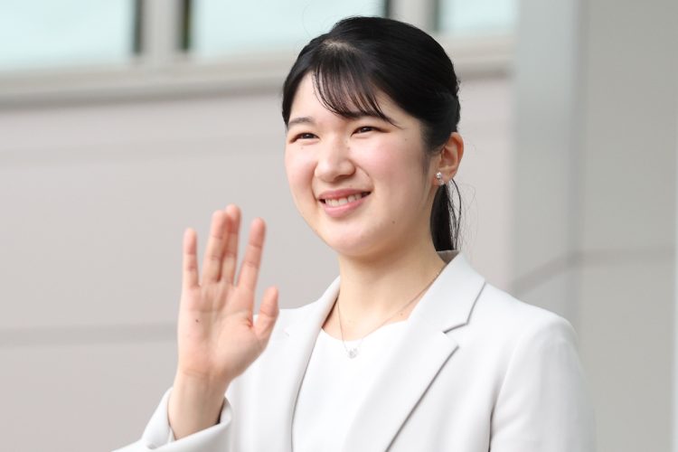 石川県を訪問された愛子さま（2025年5月18日、時事通信フォト）