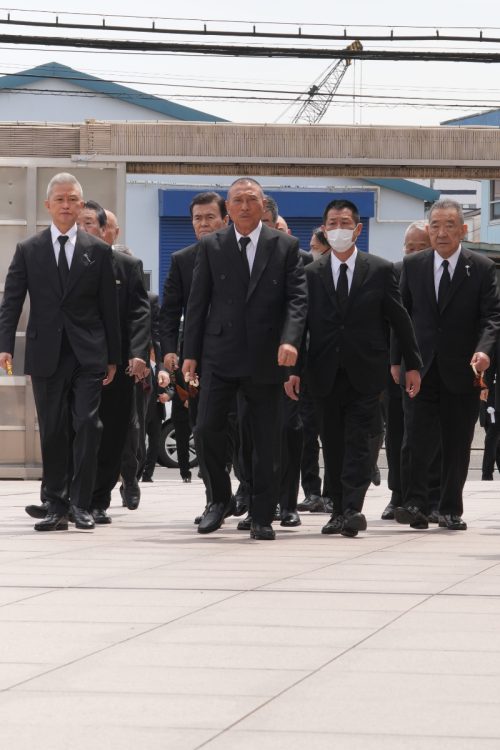 この日最多の参列者だった六代目山口組