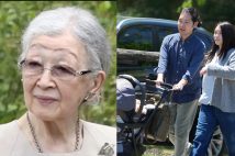 美智子さまが初ひ孫を抱くのはいつの日になるだろうか(左・JMPA。右・女性セブン)