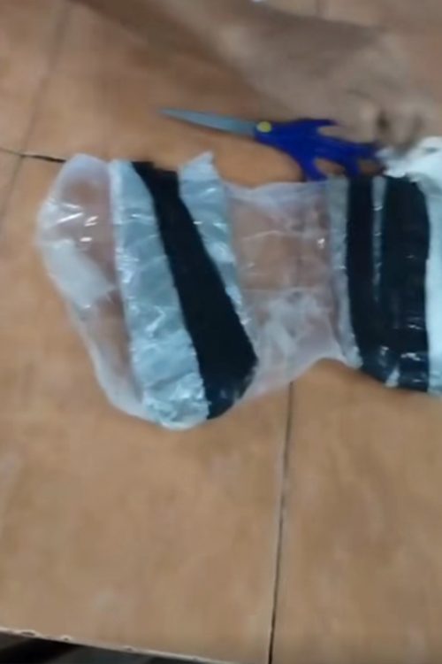 235グラムのマリファナと67グラムのコカインが見つかった(Ministerio de Justicia y Paz/Facebook)