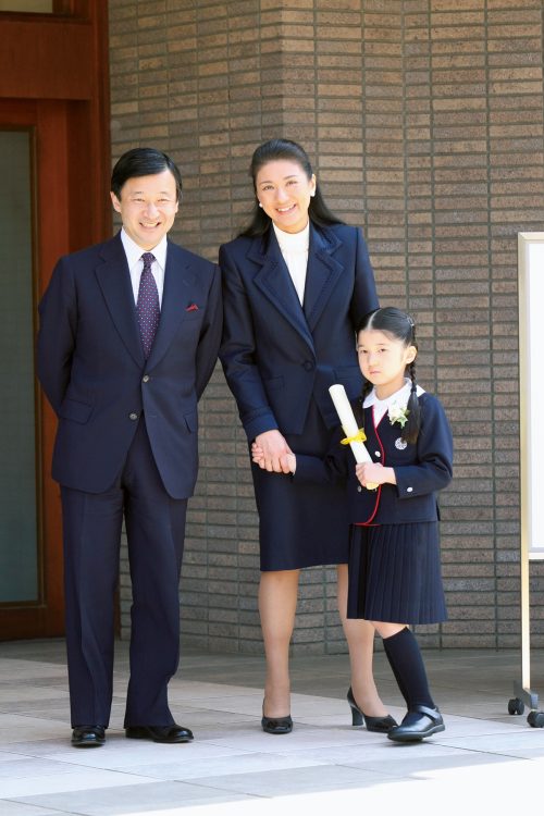 学習院幼稚園の卒業式にて(JMPA)