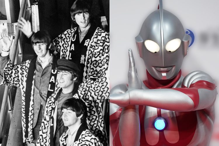 1966年はビートルズの初来日、ウルトラマンの放送開始などが話題を呼んだ（時事通信フォト）