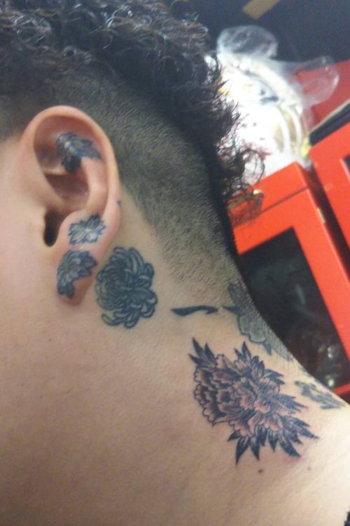 Instagramにはタトゥー写真が何枚か投稿されていた