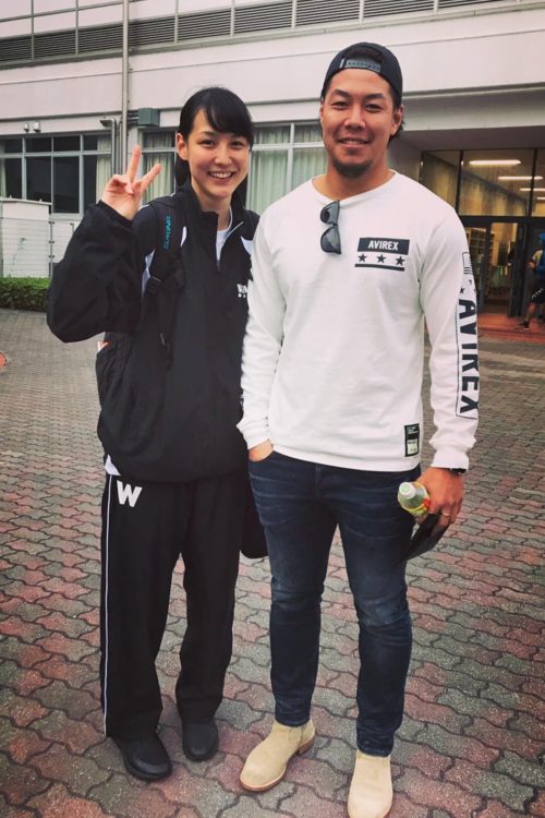 真美子さんとの仲睦まじい2ショット(2018年投稿、真一さんのインスタグラムより)