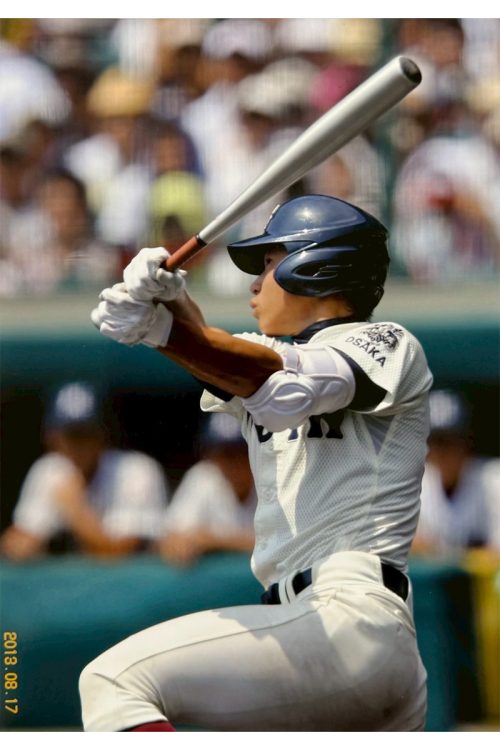 福森さんら大阪桐蔭ナインは甲子園を沸かせた(本人提供)