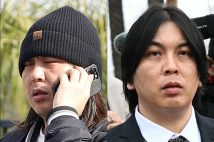 左:激太り後の水原被告、右:2月6日、懲役刑を言い渡された時の水原被告(左:AFLO、右:時事通信)