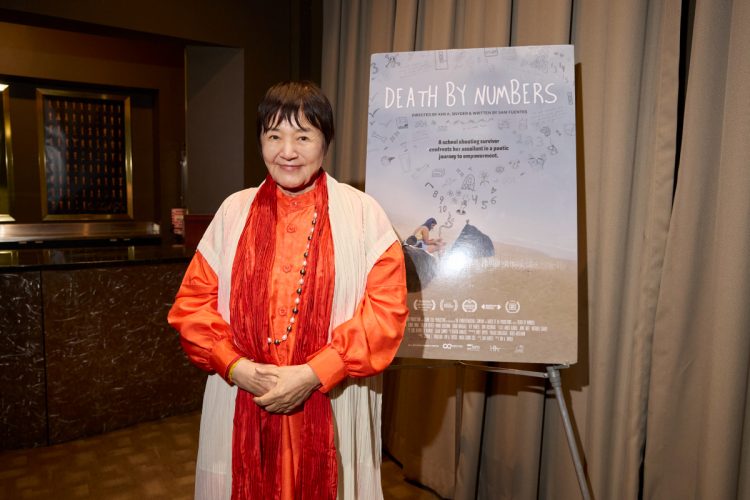 国連協会映画祭主催イベントに特別ゲストとして呼ばれた相川氏（2025年4月、ニューヨーク）