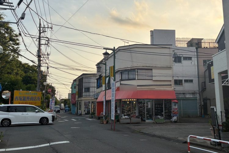 少年時代を過ごした商店街