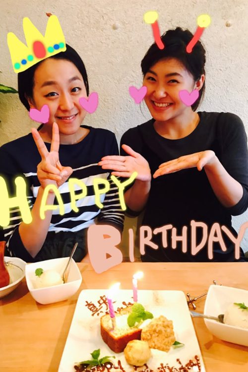 誕生日はお祝いするのが恒例だったようだ(Instagramより)