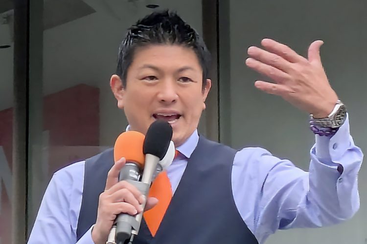 参政党の神谷宗幣・代表（時事通信フォト）