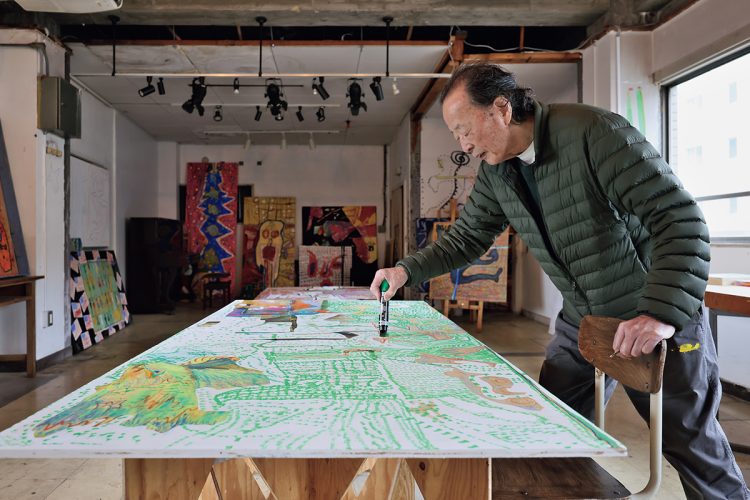 86歳になった今も創作活動を続けるイラストレーター・黒田征太郎氏