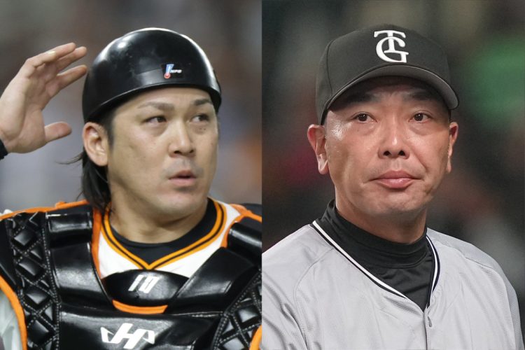 4月は甲斐拓也（左）を評価していた阿部慎之助監督だが…