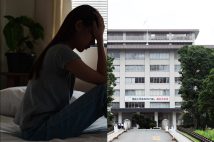 医療的ケア児の娘を殺害した母親の公判が行われた(左はイメージ/Getty、右は福岡地裁/時事通信)