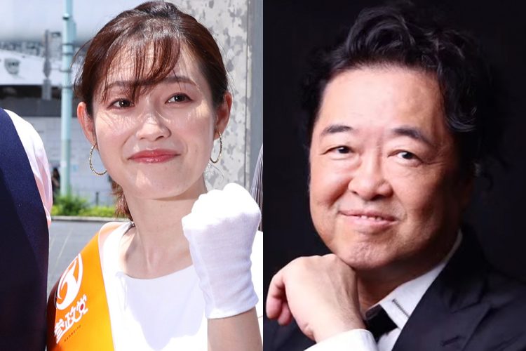 参院選の東京選挙区で初当選した新人のさや氏、夫の音楽家・塩入俊哉氏（時事通信フォト、YouTubeより）