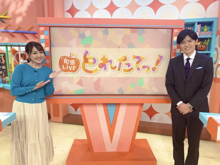MCの青木源太アナと進行キャスターの藤本景子アナ(番組公式Xより)