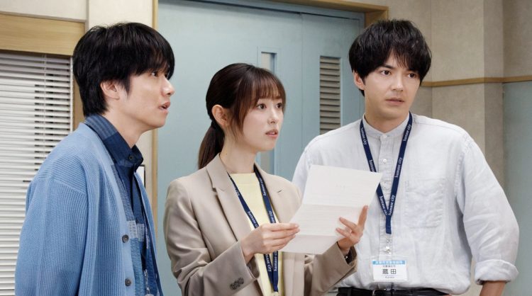 主演の福原遥と林遣都、風間俊介(公式HPより)