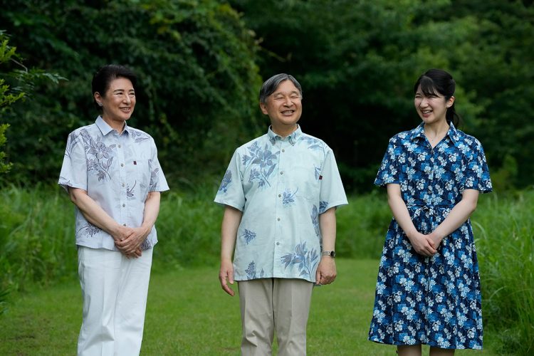 万博ご訪問や戦後80年の「慰霊の旅」など、ご一家は多忙な日々を送られていた（2025年7月、栃木県・那須郡。撮影／JMPA） 
