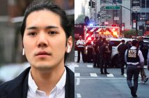 NYの高層ビルで銃撃事件が発生した(右・時事通信フォト)