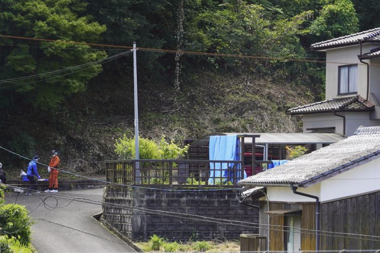 カン容疑者と椋本さん宅の距離はわずか数十メートル（共同通信）