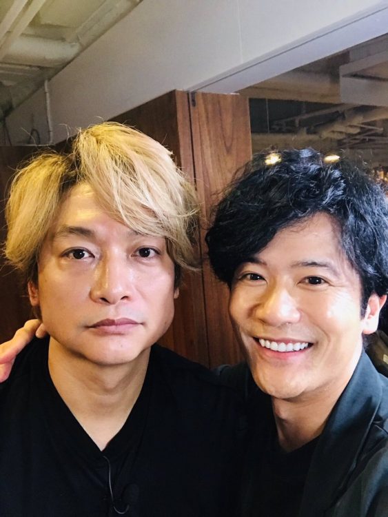 香取慎吾とのツーショット（稲垣吾郎のXより）