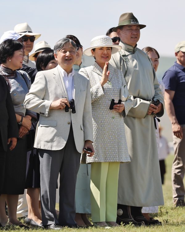 フレルスフ大統領と観戦された(2025年7月12日、撮影/横田紋子)