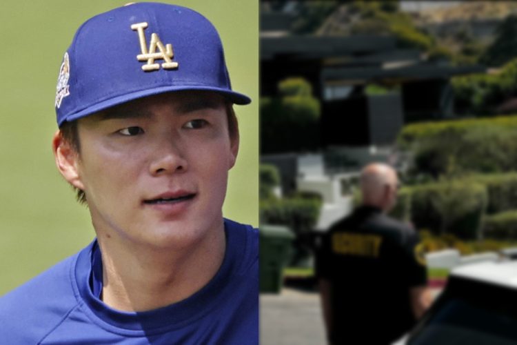 山本由伸の自宅で強盗未遂事件があったと報じられた（左は共同、右はbackgrid/アフロ）