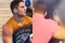 ブラジルの元バスケットボール選手が殺人未遂の疑いで逮捕された（SNSより、左は削除済み）