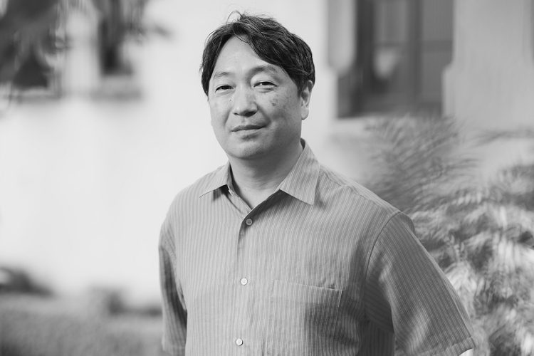 伊与原新氏が新作について語る（撮影／国府田利光）
