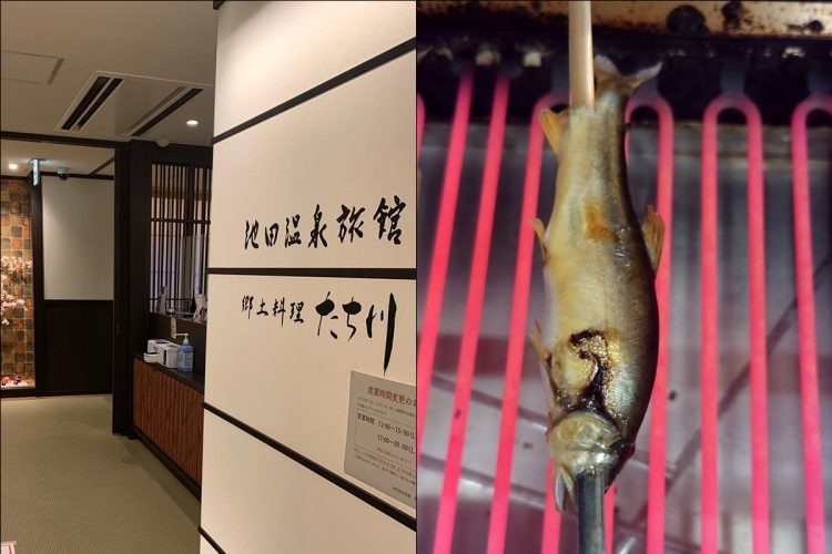 夜逃げした「郷土料理 たち川」に、食品偽装があったという（左はinstagramより、右は従業員提供）