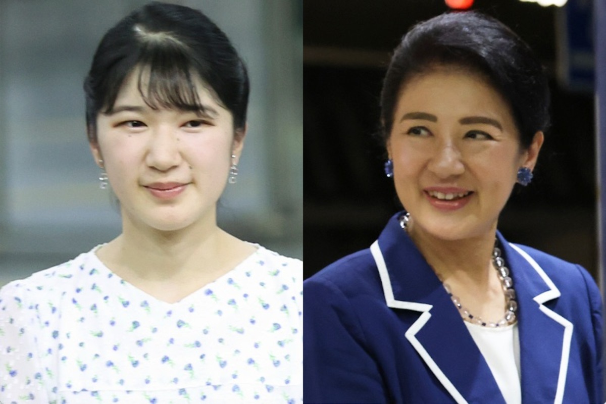 天皇家雅子皇后様愛子内親王様縦７８センチ横幅６７センチ水彩素敵な光景画額装品 愛子さま、雅子さまのご静養にすべて同行する“熱情” そばに寄り添う