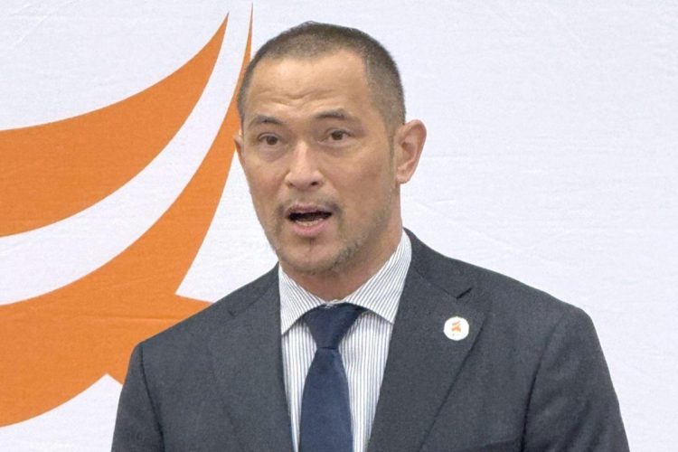 「第三者を入れて事実関係を確認してもらいたい」と述べたスポーツ庁の室伏広治長官（時事）