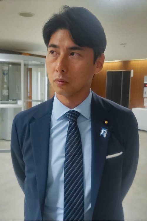 次期政権入閣リストに名前が挙がる中曽根康隆氏（時事通信フォト）