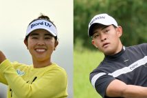山下美夢有（左）の弟・勝将は昨年の男子プロテストを通過