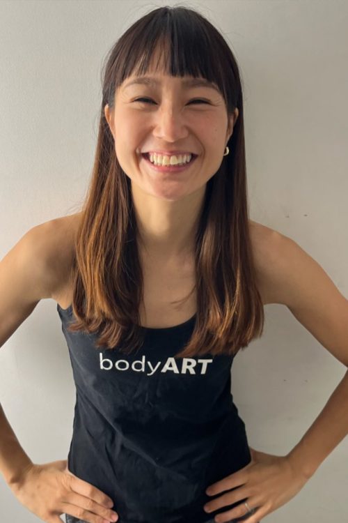 現在千紗はドイツ発祥の“ボディアート”と呼ばれるトレーニングのインストラクターをしている（Instagramより）