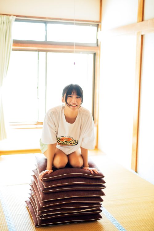 弾ける笑顔を見せた水野