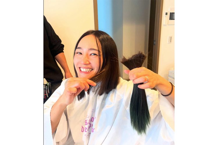 現在の千紗はショートヘアのようだ（SNSより）