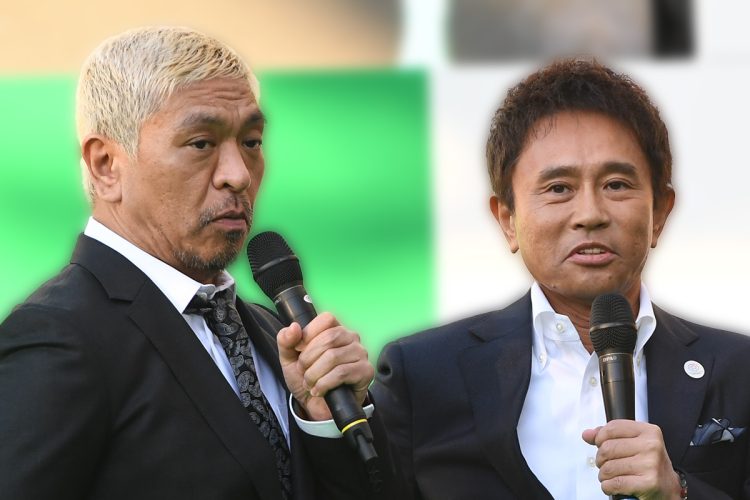 お笑いコンビ「ダウンタウン」の松本人志と浜田雅功