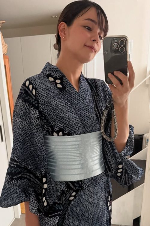 最新の投稿には浴衣姿が(Instagramより)